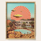 Cosmic UFO Pool Party Serving Tray Gallery Image 1