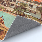 Cosmic UFO Pool Party Rug Gallery Image 4