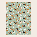 beagle scatter mint Poster Gallery Image 4