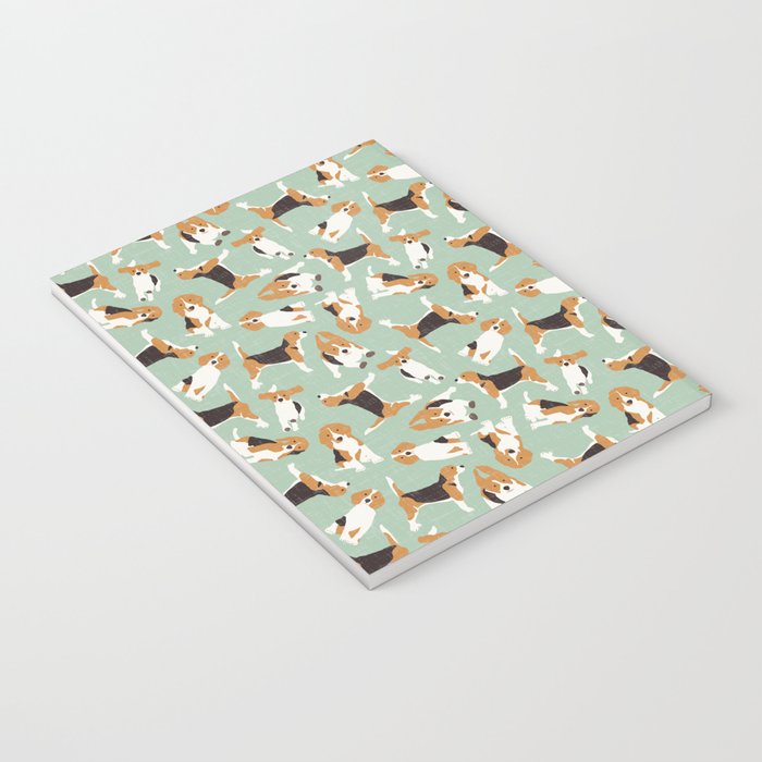 beagle scatter mint Notebook Gallery Image 3