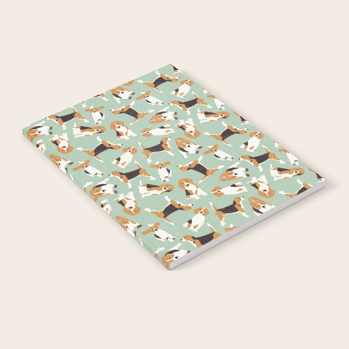 beagle scatter mint Notebook Gallery Image 2