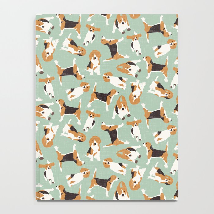 beagle scatter mint Notebook Gallery Image 4