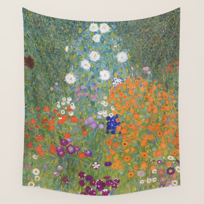 Bauerngarten by Gustav Klimt, 1907 Wall Tapestry Gallery Image 4