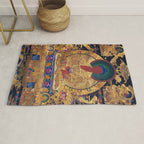 Amitabha Buddha Golden Shambala Thangka Rug Gallery Image 1