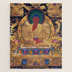 Amitabha Buddha Golden Shambala Thangka Jigsaw Puzzle Gallery Image 1