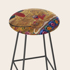 Amitabha Buddha Golden Shambala Thangka Stool Gallery Image 2