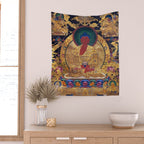 Amitabha Buddha Golden Shambala Thangka Wall Tapestry Gallery Image 2
