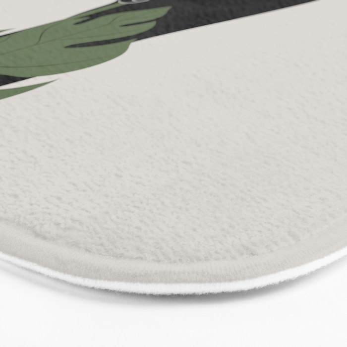 Cat and Plant 14: Monster-a Bath Mat Gallery Image 3