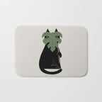 Cat and Plant 14: Monster-a Bath Mat Gallery Image 1