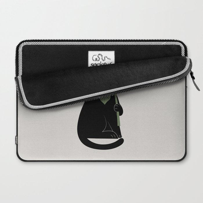 Cat and Plant 14: Monster-a Laptop Sleeve Gallery Image 2