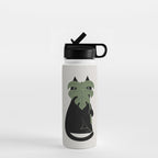 Cat and Plant 14: Monster-a Water Bottle Gallery Image 1