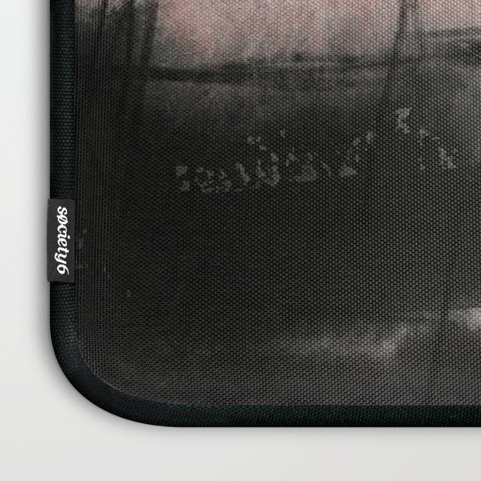 faded pink over black Laptop Sleeve Gallery Image 3