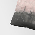 faded pink over black Pillow Sham Gallery Image 4
