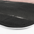 faded pink over black Bath Mat Gallery Image 3