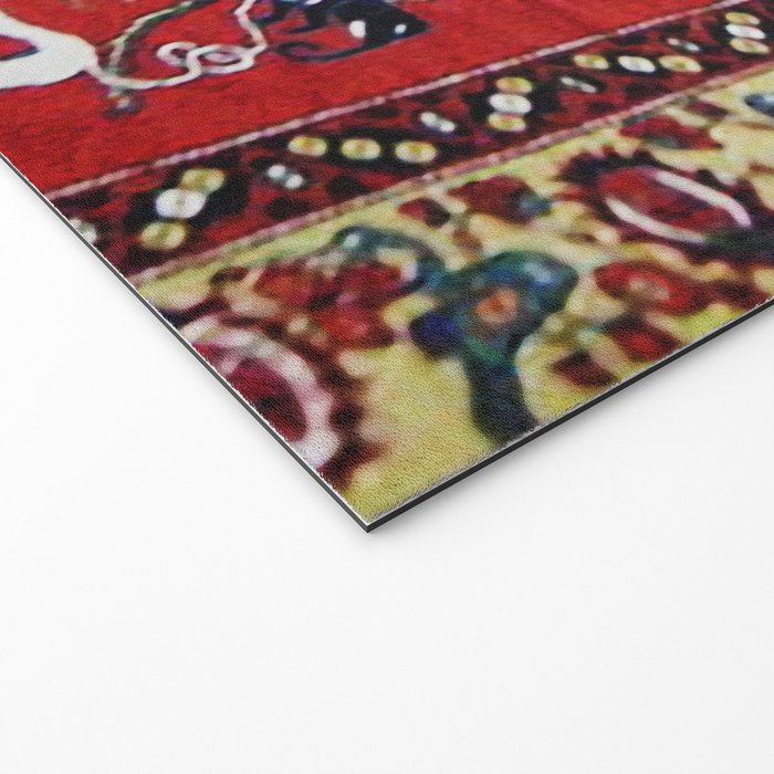 Antique Persian Hunting Rug Welcome Mat Gallery Image 2