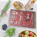 Antique Persian Hunting Rug Cutting Board Gallery Image 2