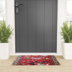 Antique Persian Hunting Rug Welcome Mat Gallery Image 3