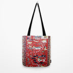 Antique Persian Hunting Rug Tote Bag Gallery Image 2