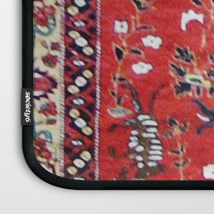 Antique Persian Hunting Rug Laptop Sleeve Gallery Image 3
