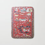 Antique Persian Hunting Rug Bath Mat Gallery Image 1