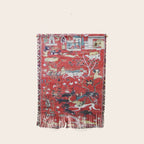 Antique Persian Hunting Rug Wall Hanging Gallery Image 1