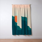 Abstraction_NEW_SUNLIGHT_MOUNTAINS_SHINE_POP_ART_M1209A Window Curtain Gallery Image 3