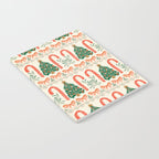 Festive Christmas Elements  Candy Cane  Tree and Bows Holiday Design Notebook Gallery Image 2