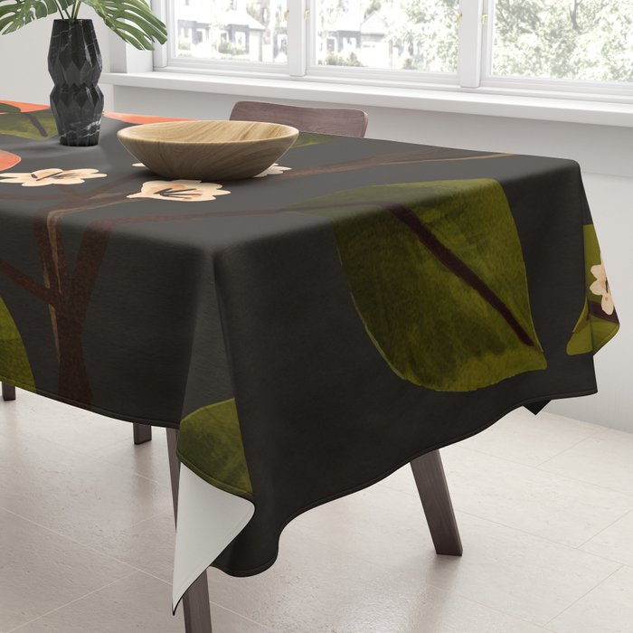 Peaches Botanical Art 1 Tablecloth Gallery Image 3