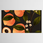 Peaches Botanical Art 1 Tablecloth Gallery Image 2