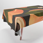 Peaches Botanical Art 1 Tablecloth Gallery Image 1