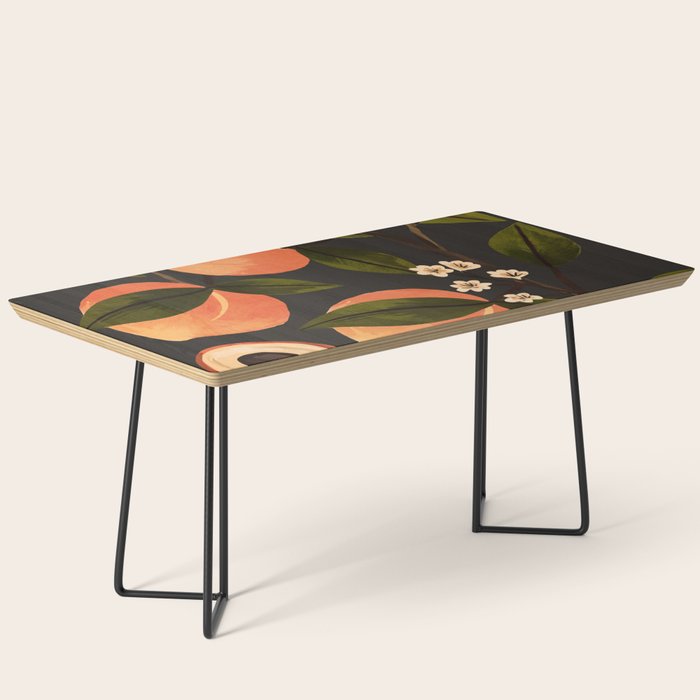 Peaches Botanical Art 1 Coffee Table Gallery Image 1