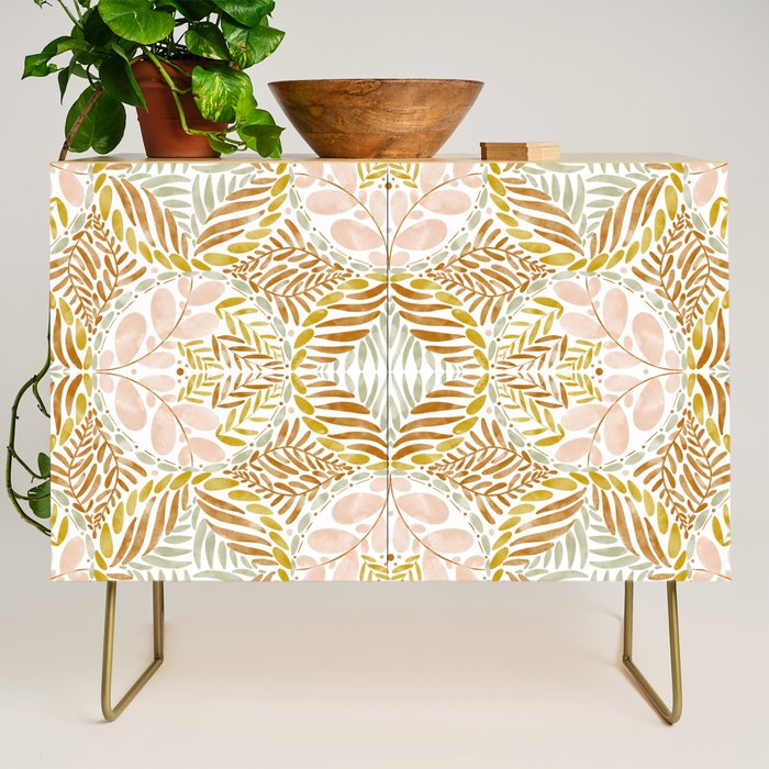 Rustic Leaf Medley Y Credenza Gallery Image 1