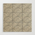 Boho Rainbows in Black and White Wood Wall Art Gallery Image 1