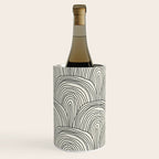 Boho Rainbows in Black and White Wine Chiller Gallery Image 3