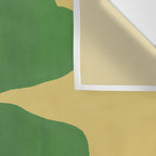 Cat with clover Wall Tapestry Gallery Image 3