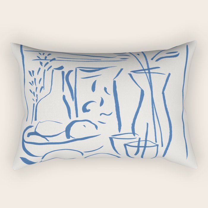 Mediterranean View Rectangular Pillow Gallery Image 2
