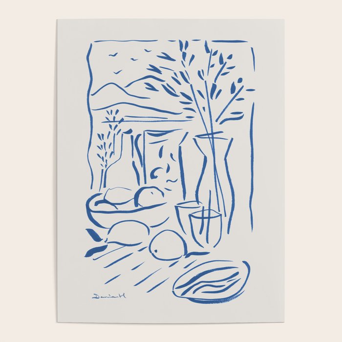 Mediterranean View Poster Gallery Image 4