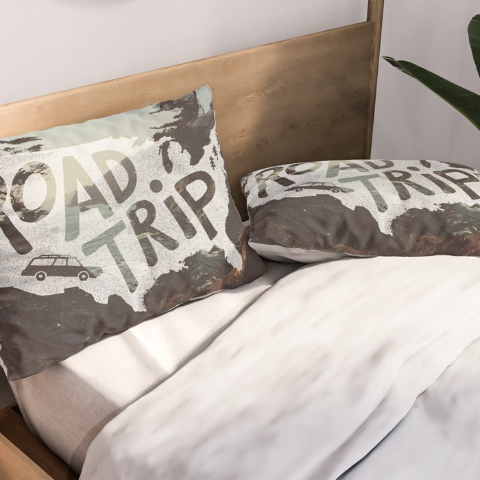 Road Trip USA - big sur Pillow Sham Gallery Image 2