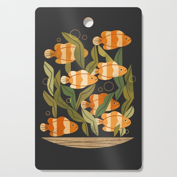 Seven Clownfish Cutting Board Gallery Image 1