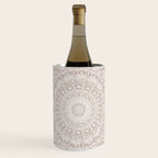 Floral dreams mandala taupe Wine Chiller Gallery Image 1