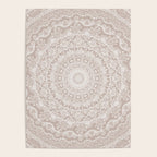 Floral dreams mandala taupe Poster Gallery Image 4