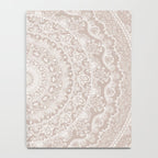 Floral dreams mandala taupe Notebook Gallery Image 4