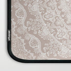 Floral dreams mandala taupe Laptop Sleeve Gallery Image 3