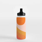 Abstraction_SUNSET_OCEAN_COLOR_POP_ART_Minimalism_009D Water Bottle Gallery Image 2
