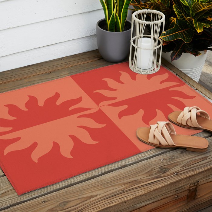 Burning Sun Outdoor Rug Gallery Image 2