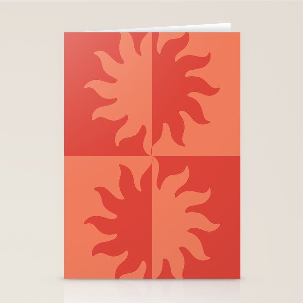 Burning Sun Stationery Card Gallery Image 1
