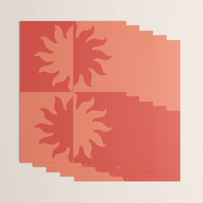 Burning Sun Wrapping Paper Gallery Image 3