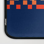 Classic 70s Style Abstract Rainbow Retro Stripes Pixel Drops - Ayako Laptop Sleeve Gallery Image 3