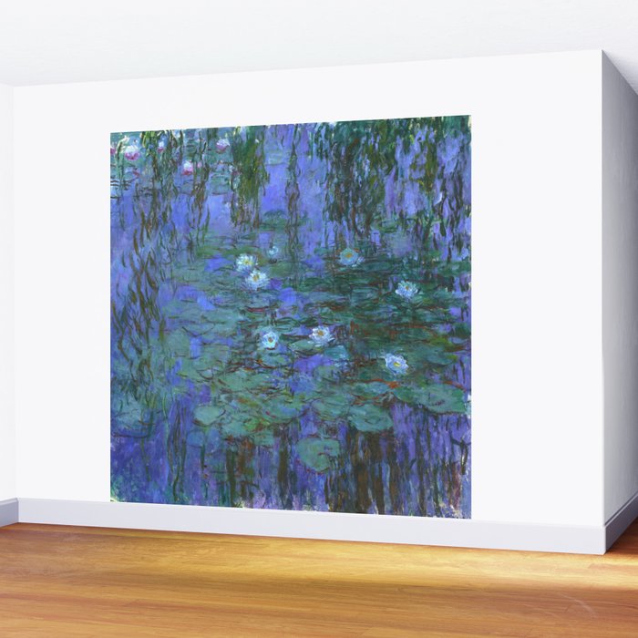 Claude Monet "Water Lilies" (7) Wall Mural Gallery Image 2