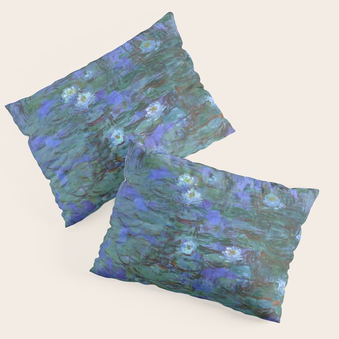 Claude Monet "Water Lilies" (7) Pillow Sham Gallery Image 3